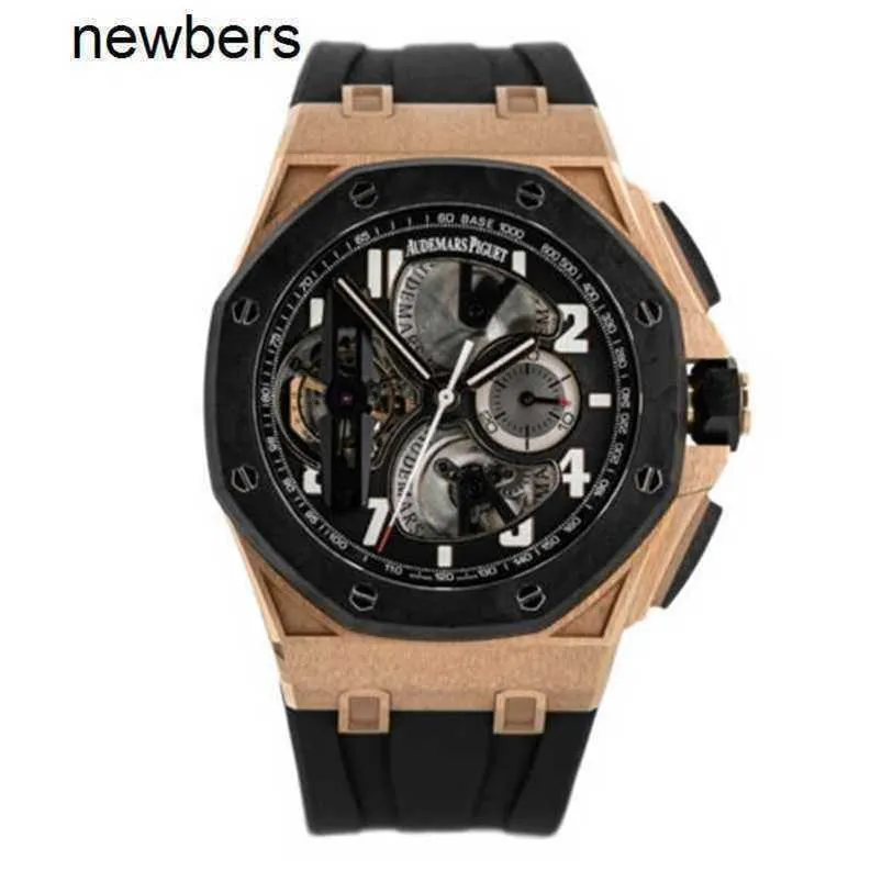 Top Men Aps Factory Audemar Pigue Watch Movimento Suíço Abbey Royal Oak Offshore Tourbillon Código de tempo