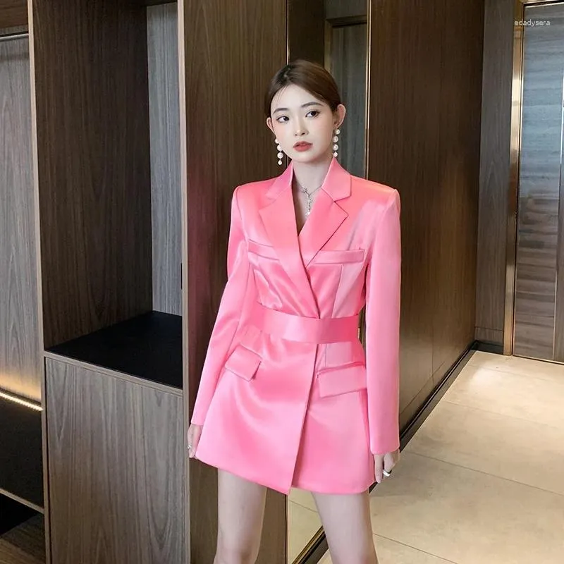 hot pink blazer dress a sexy bodycon fit Pink Blazer Dress Design Luxe