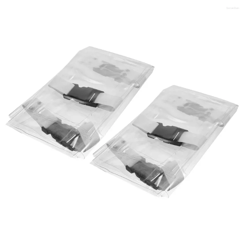 Chair Covers 2 Pcs Dental Cover Accessory Home Supply Chaise Longue Clear Pad Abs Sleeve Foot Cushion