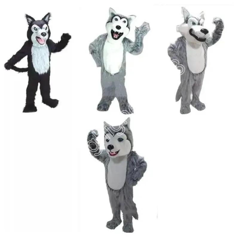Dog Wolf Fox Mascot Costume Adult Size Unisex Cotton Full Sleeve ...