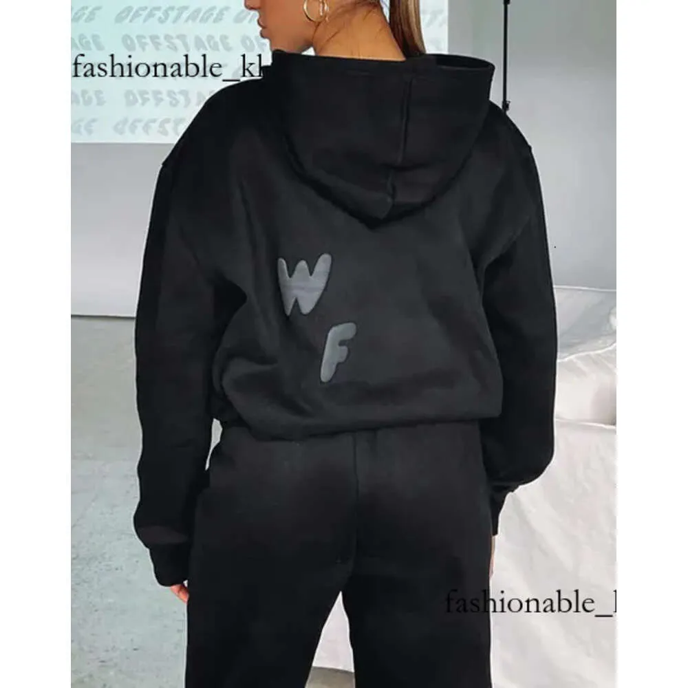 White Foxx Designer Survêtement Femmes Sweat À Capuche 2 Pièces Ensemble Femmes Tenues Sweats À Capuche Vêtements Ensemble De Vêtements Sportif À Manches Longues À Capuche Survêtements Pull Pantalon Sportif 64