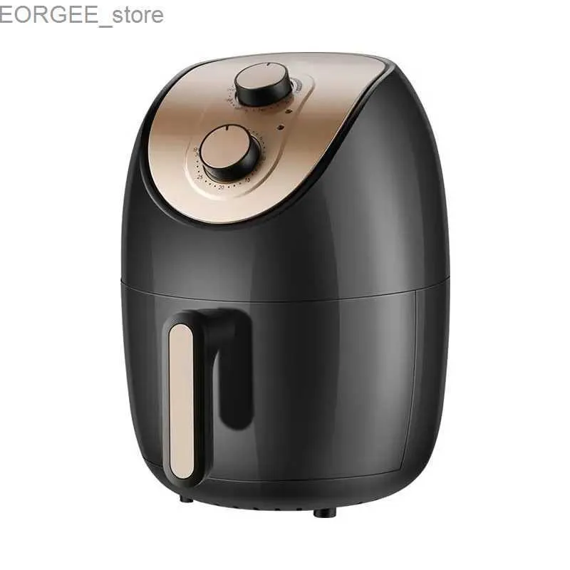 Air Fryers 4L Fristão de ar inteligente da família Fryer de grande capacidade Frenda multifuncional Fryer Operação elétrica simples e segura Operação Y240402