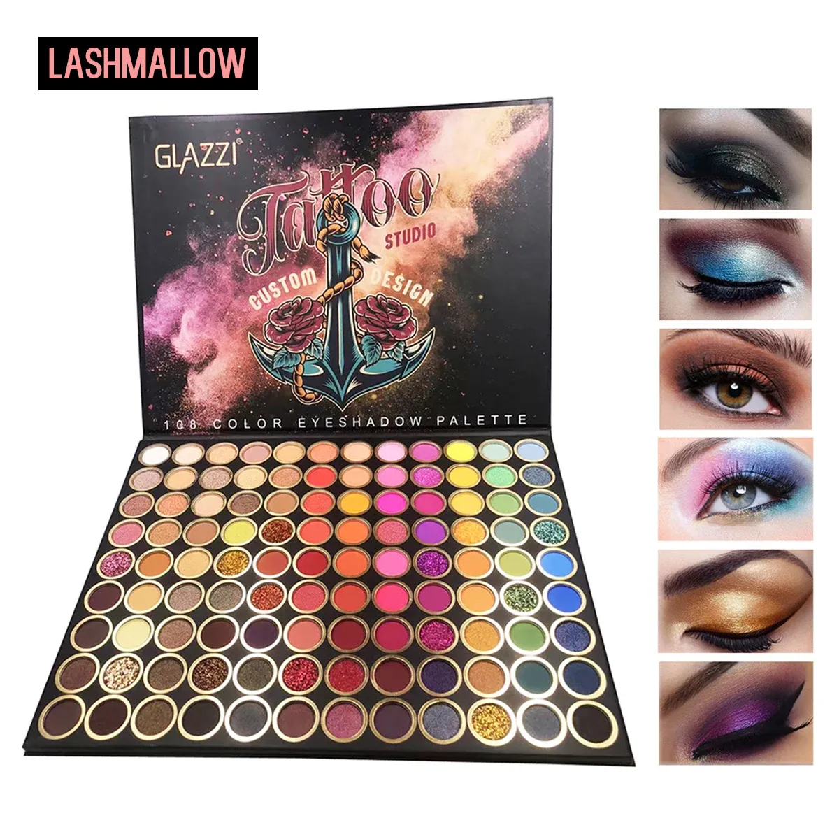 Accessories 108 Colors Eyeshadow Palette Glitter Shimmer Matte Powder Waterproof Beauty Makeups Cosmetics Makeup Kit Maquiagem