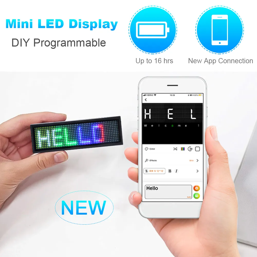 Scrolling Message Pin Mini LED Scrolling Message Board Programmable... From Ddmymaster, $23. ...