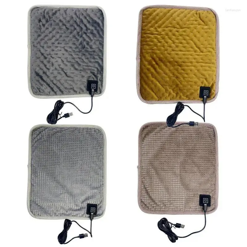 Cobertores Mini Cobertor Aquecido Elétrico 3 Engrenagens Temperatura Ajustável Almofada de Aquecimento com Cabo de Dados de Extensão de 1,5m para Pequeno Rato de Animal de Estimação