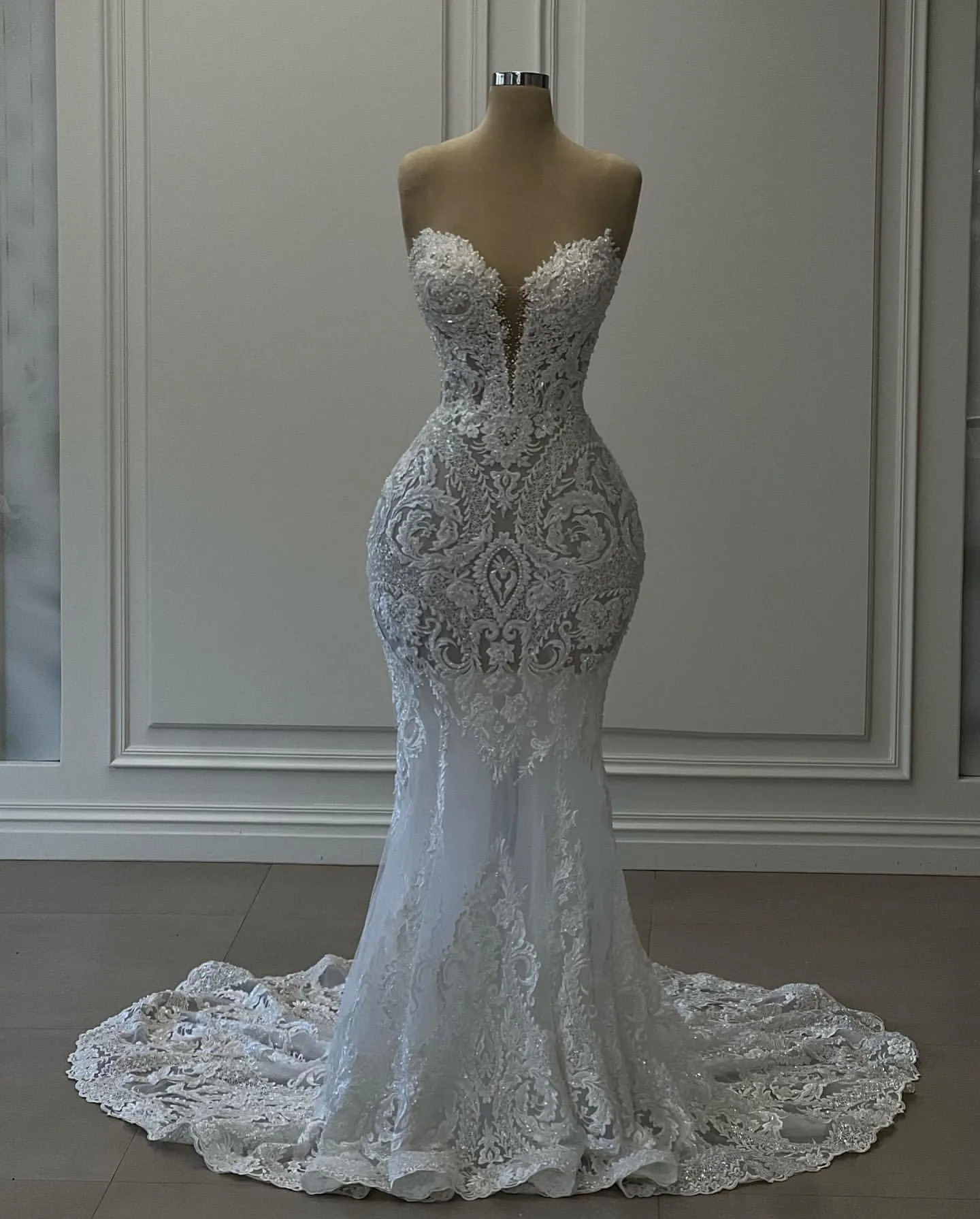 long sleeve lace country wedding dress Lace Wedding Dresses,dresses, Rustic Wedding Dress,3/4 Sleeves Lace bridal gown, Lantern sleeve Wedding dress