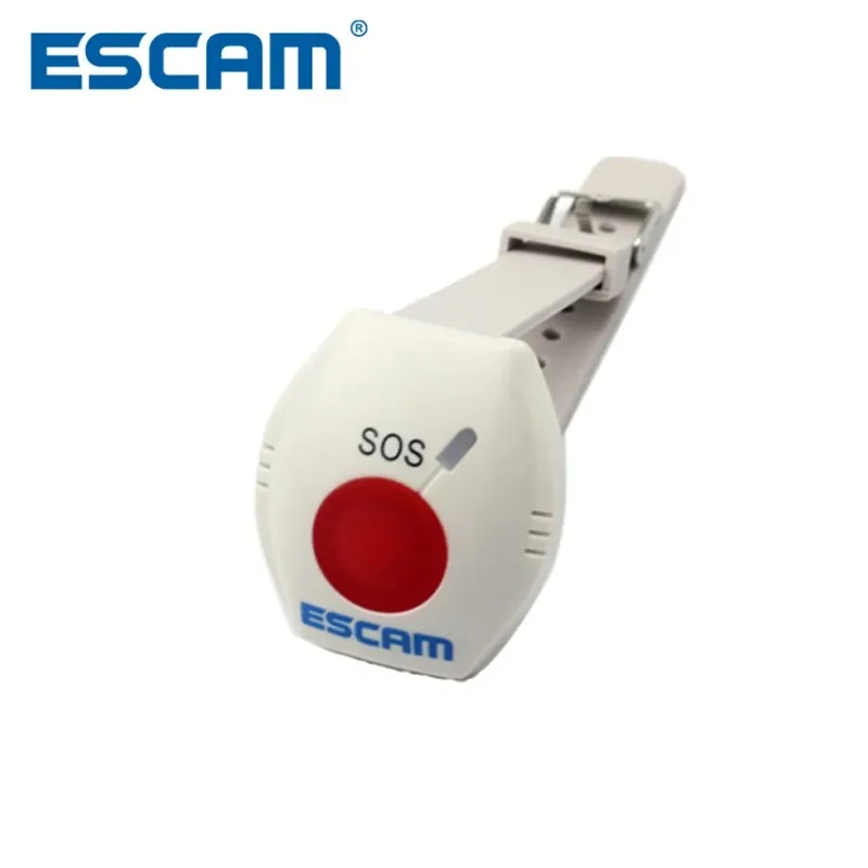 Bracelet d'alarme Escam AS004 anti-cambriolage sans fil avec capteur magnétique sécurité à domicile système de sécurité plus long dispositif