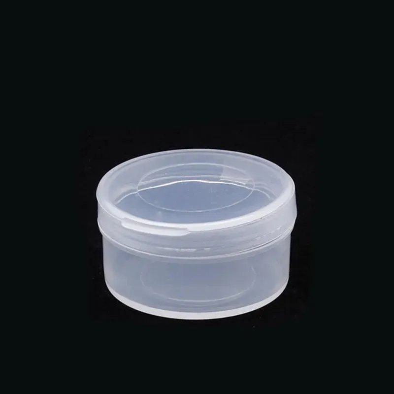 small round plastic container box storage case cosmetic pp cream jar 5g bottles with snap lids for Make Up Lotion Powder Paint Jewelry