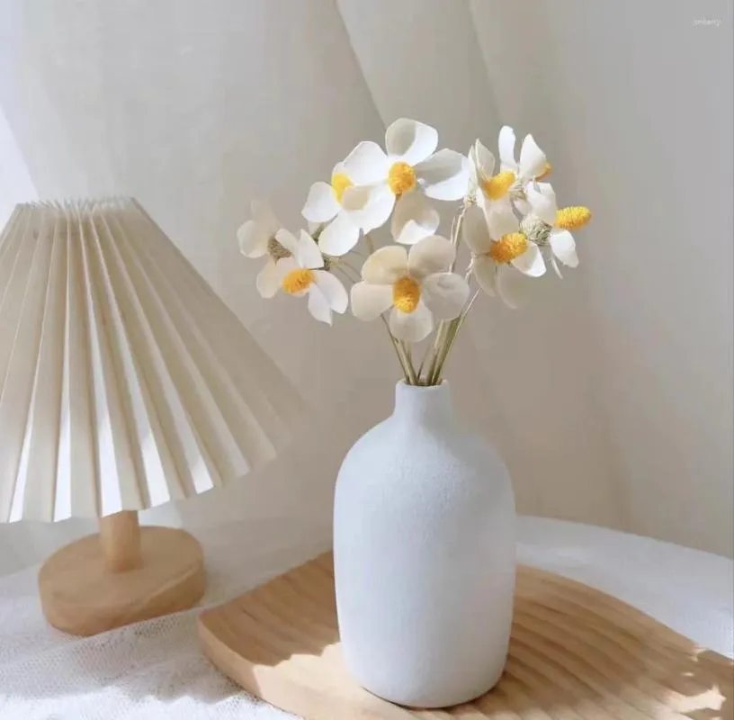 Decorative Flowers Dried Flower Bouquet Nordic Style Simple And Fresh El Living Room Home Decoration Decorations Violet