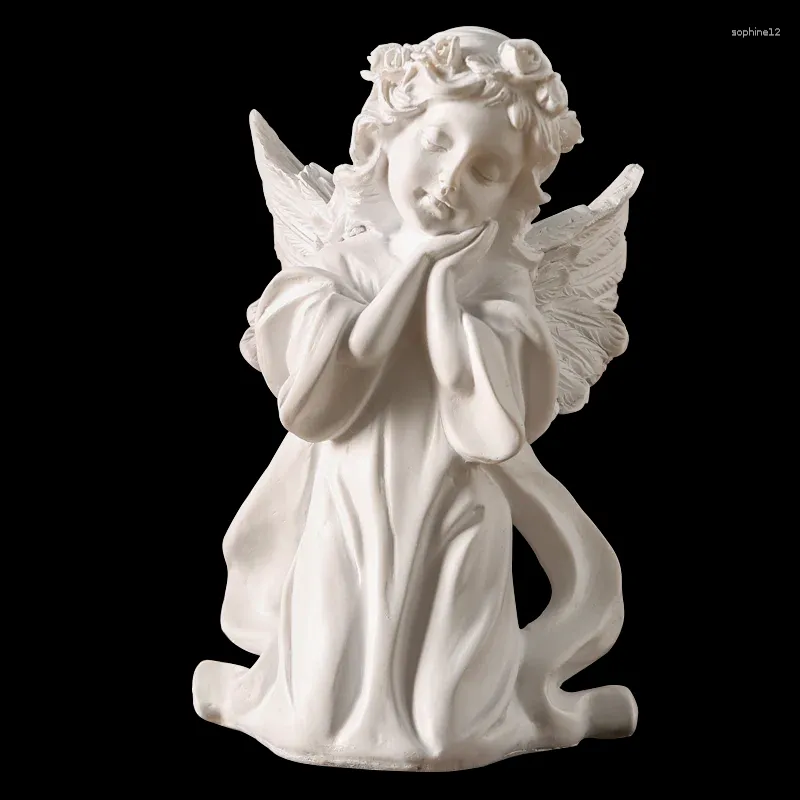 Decorative Figurines Angel Statue Interior Decoration For Home Accessories Luxury Decor Statues And Sculptures Artifacts Antiques