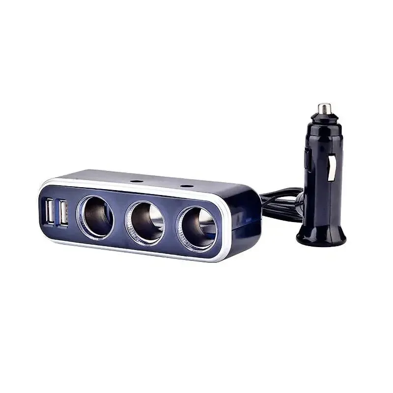 DC 12 V/24 V 120 W 3 Weg Universele Sigarettenaansteker Adapter Lichtbron Sockets 5 V 3.1A Uitgang Dual USB-poorten Splitter Oplader