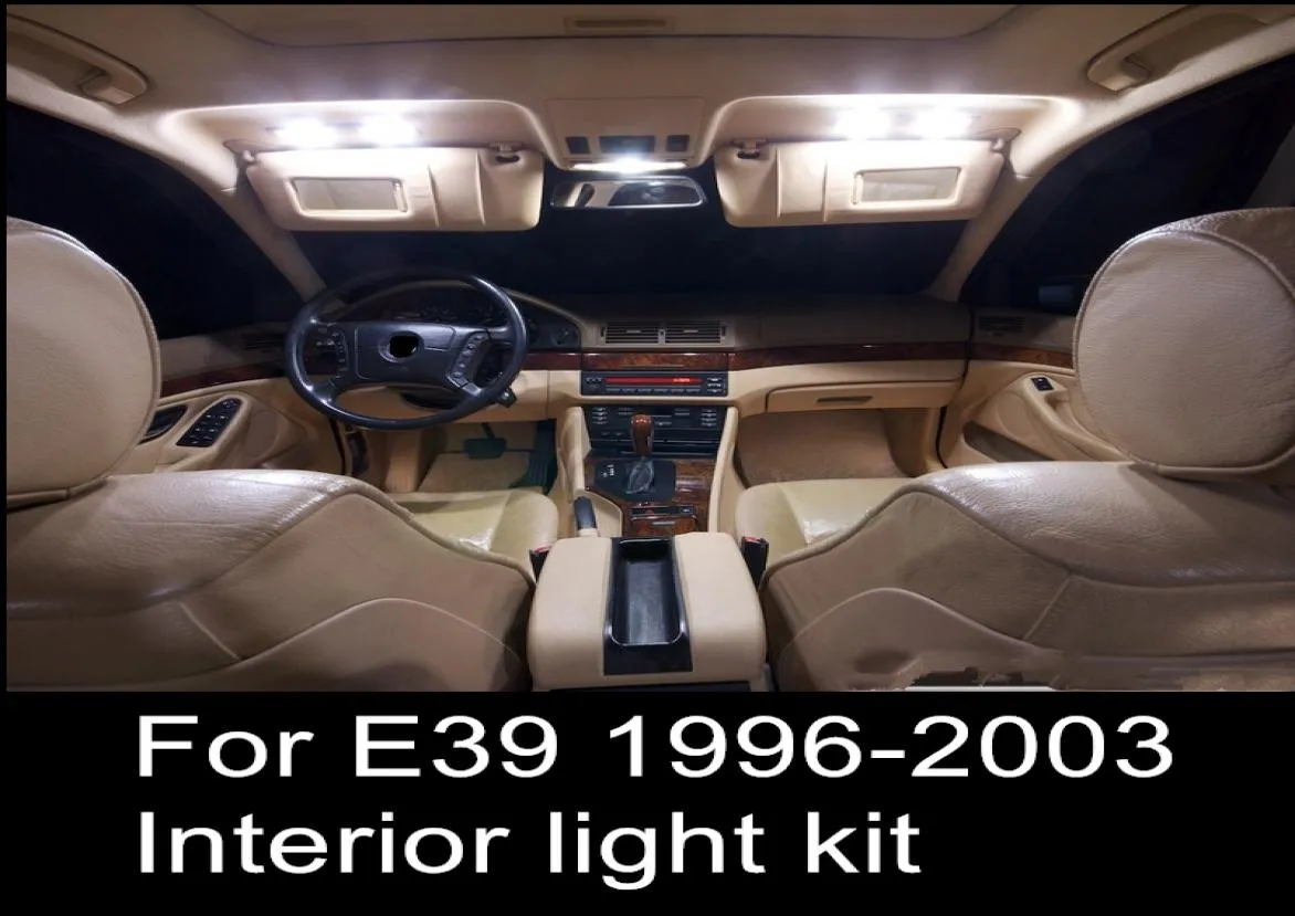 Shinman 18pcs error LED Interior Light Kit for BMW 5 series E39 525i 528i 530i 540i M5 accessorie 199620033713721