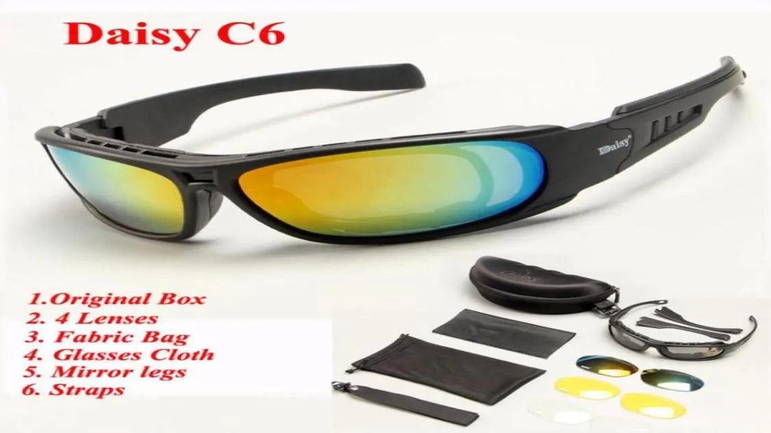 X7 lunettes militaires pare-balles armée C6 lunettes de soleil polarisées 4 lentilles chasse tir Airsoft cyclisme moto lunettes43781116722497