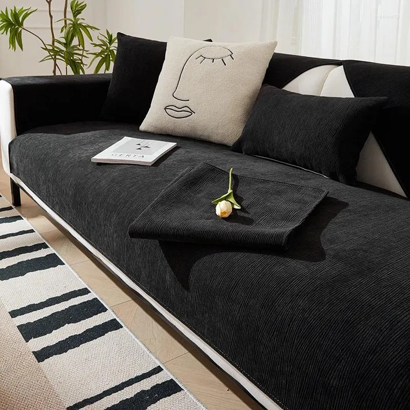 Stol täcker multi-stycke soffa högkvalitativ kombination förtjockad skyddande kudde möbelskydd för vardagsrum