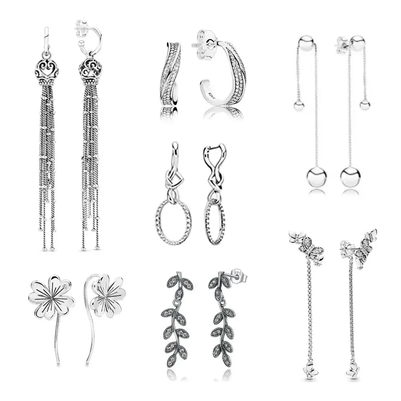 Boucles d'oreilles Boucles d'oreilles Argent 925 Style coréen Ensemble pour femmes Livraison gratuite pour femmes 2022 Luxe Argent réel Brincos Feminino Sterling Cadeau