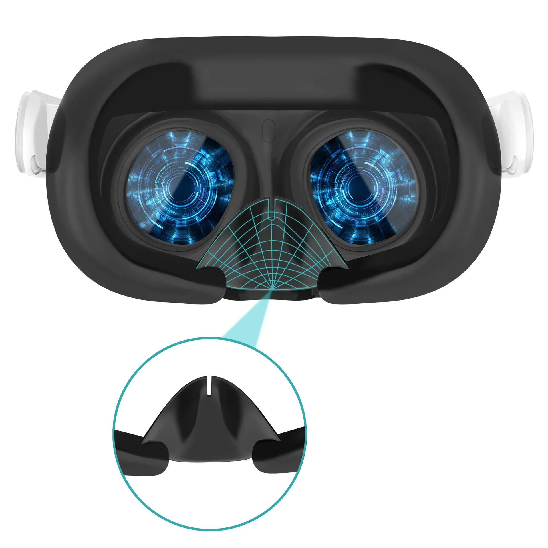Enhanced Comfort: Silicone Face Pad Eye Cover Mask For Oculus