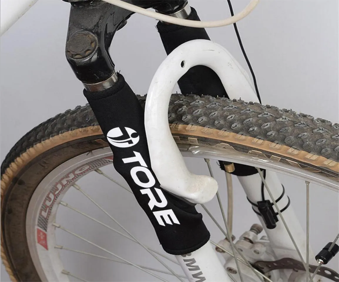 1 par de quadro de bicicleta protetor de corrente ciclismo mtb bicicleta ficar garfo dianteiro proteção guarda envoltório capa conjuntos acessórios da bicicleta 7264517
