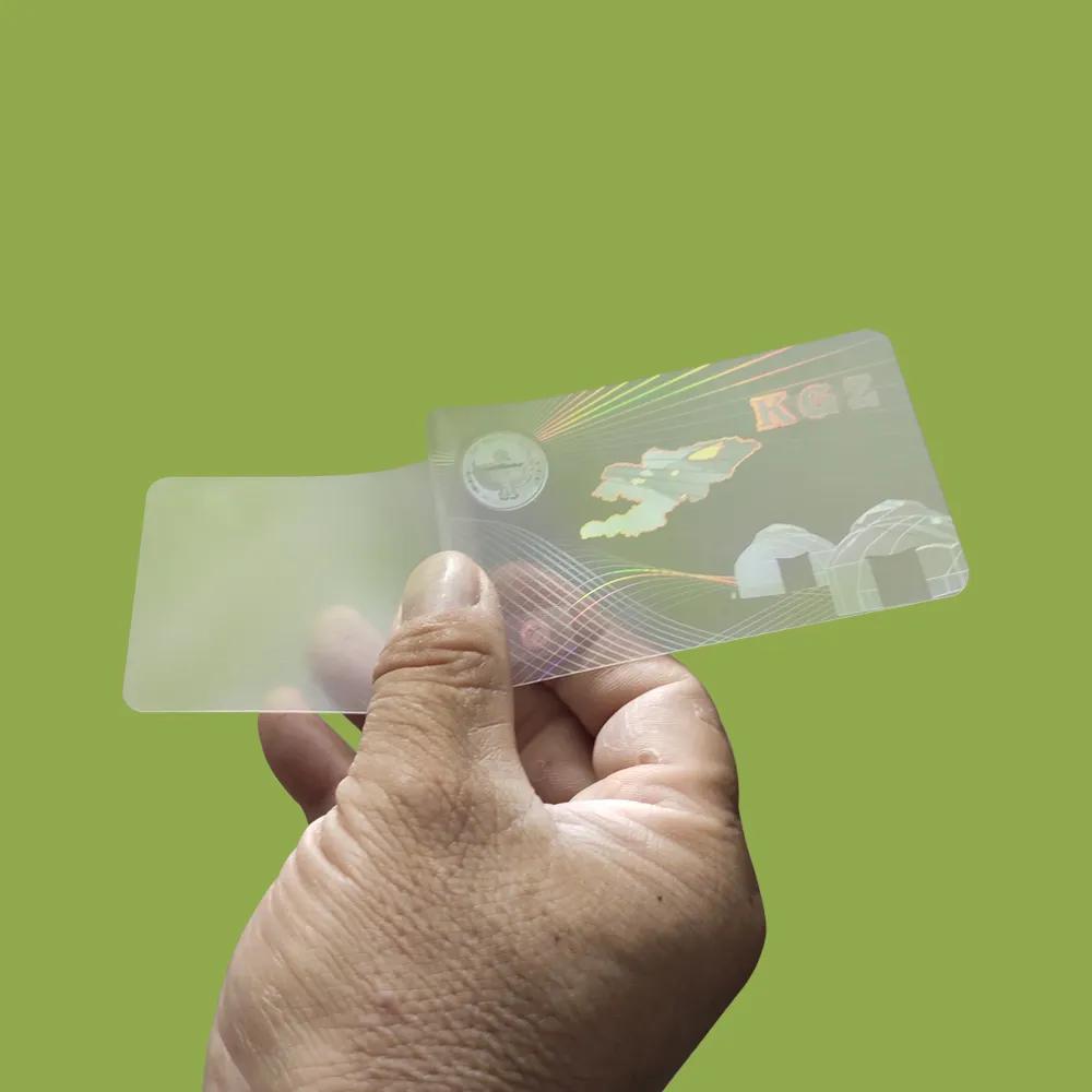 holographic plastic cards Holographic PVC Cards – Sunshine Laser Supplies main image 0