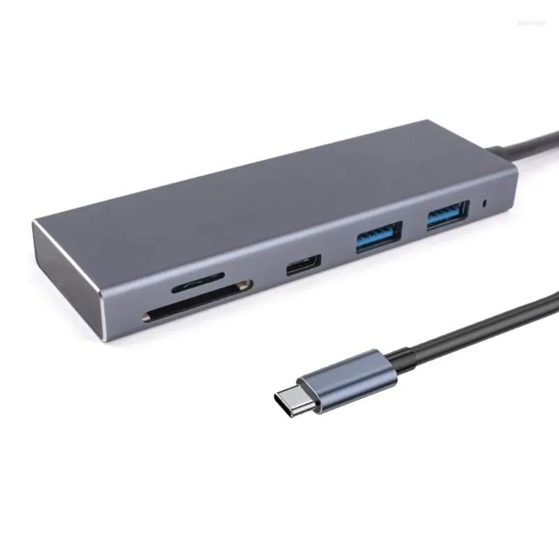 Hub 5 in 1 adattatore USB 3.0 lettore di schede alla docking station USB 3.1 Dock