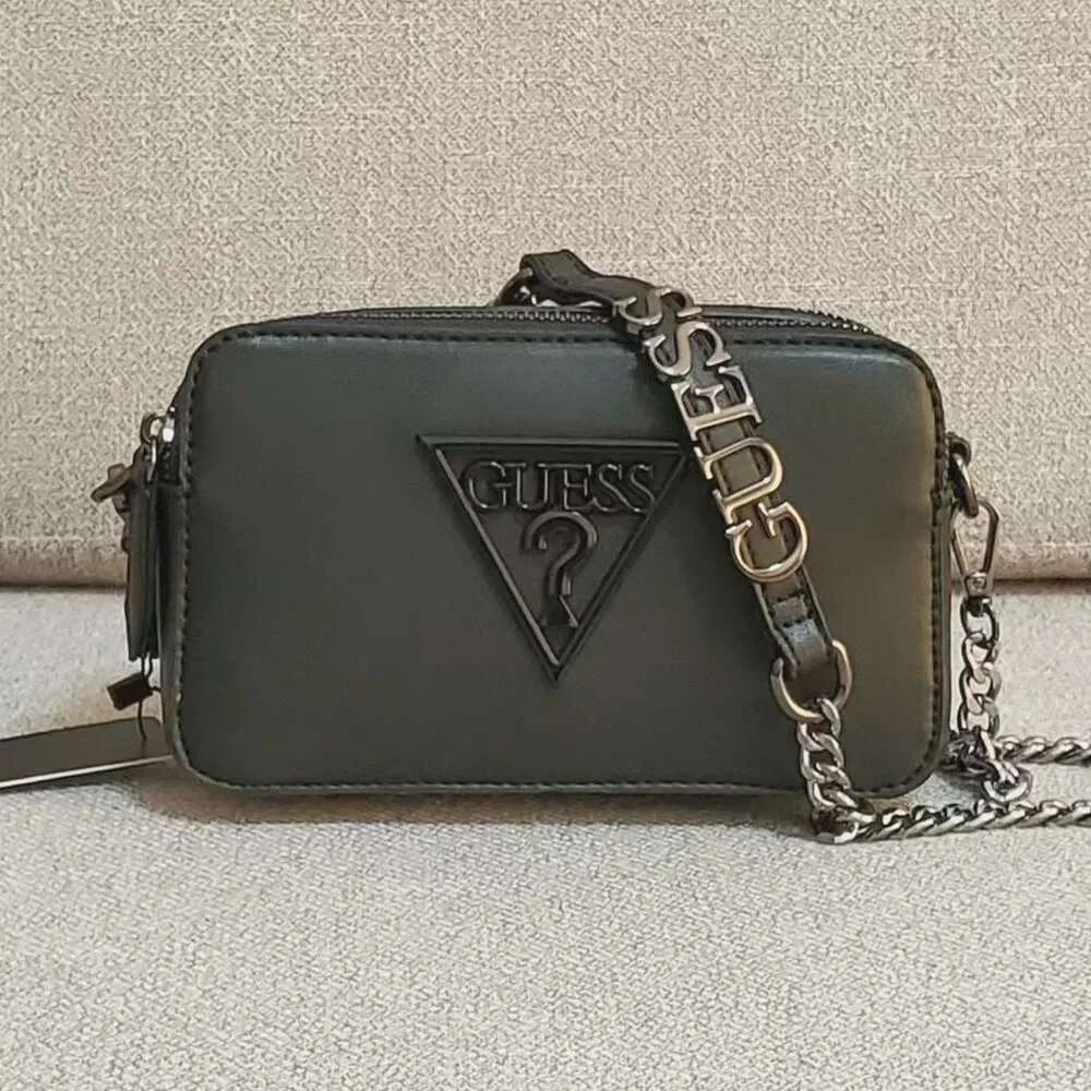 Fashion Luxury Fashion Cross Package Shop Free Shipping First Order Direct Drop Pure Texture Chain Camera Bag Single Shoulder Crossbody Womens Handheld Versatile