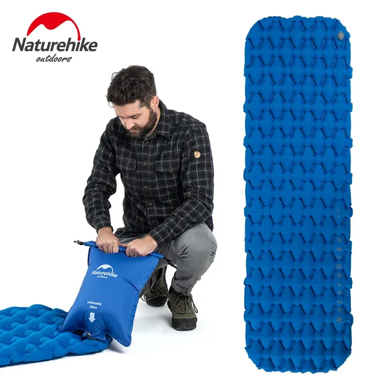 Ausrüstung Naturhike Ultraleichte Matratze Schlafkissen einzelne Campingmatten Luftmatratze tragbare Klappbettverkehr Schlafen