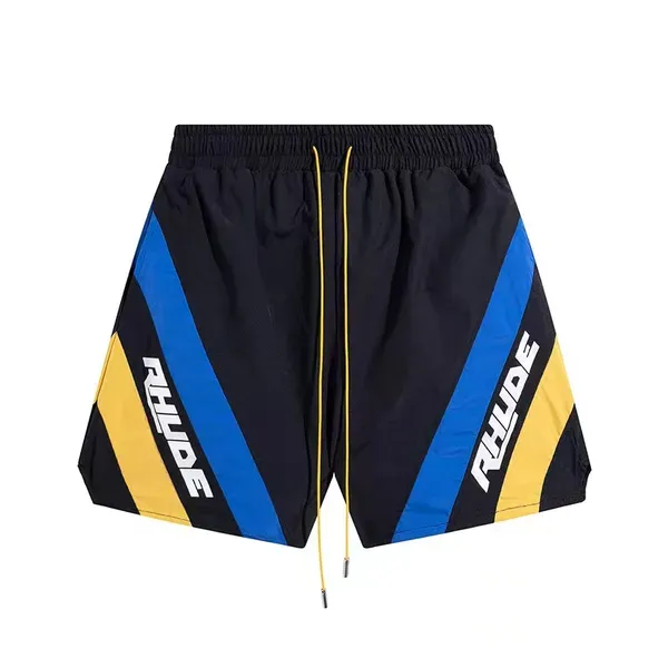 Rhude Pants Basketball Shorts Summer Mens Shorts Beach Short Drawstring Running Tracksuit Shorts Rhude Tracksuit For Womens Breattable Mesh Rhude Shorts 3907