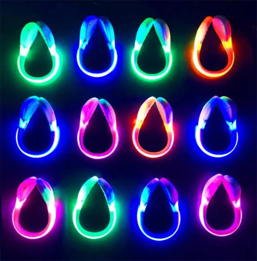 LED luminoso clip per scarpe luce novità illuminazione esterna sport corsa sicurezza avvertimento riflettore luci lampeggianti per bici ciclismo corsa8572532