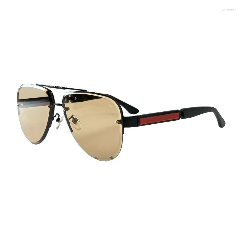 Sonnenbrille Sunglasess Frau Sommer 2024 Mode Mann Objektiv Pilot Polarisierte Gläser Im Trend Vintage Party Zubehör Trendy