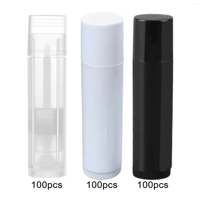 Opslagflessen 100x Lip Tubes Olie Lipstick Mini Containers Voor Vrouwen Meisjes DIY