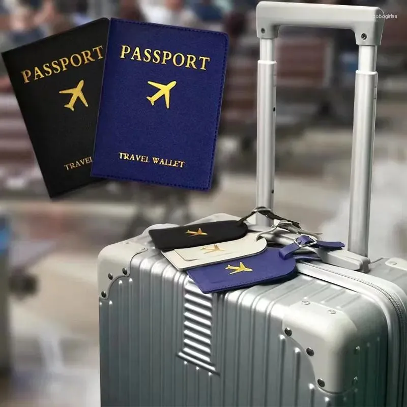 Borse portaoggetti Copertina del passaporto di viaggio Etichetta del nome della carta Etichetta della valigia Etichetta del bagaglio Etichette per il bagaglio per il supporto delle valigie Gadget della custodia del portafoglio