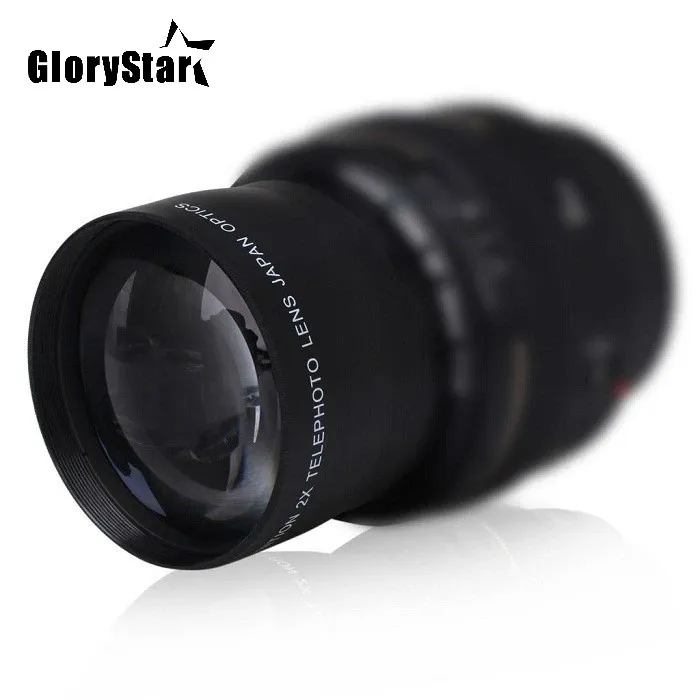 GloryStar 52 mm 20x telepo soczewki dla D7100 D5200 D5100 D3100 D90 D60 Inne soczewki kamery DSLR z nitem filtra 240327