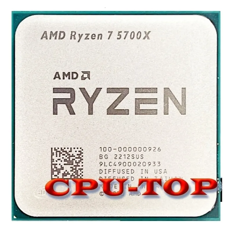 Ryzen 7 5700X R7 34 GHz EightCore 16Thread CPU Processor 7NM L332M 100000000926 Socket AM4 No Fan 240318