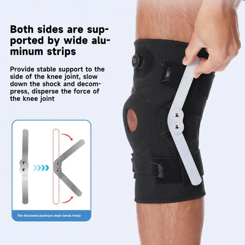 Knee Pads Adjustable Brace Shockproof Support Pad For Impact-resistant Leg Pain Relief Collision Avoidance Sports Athletes