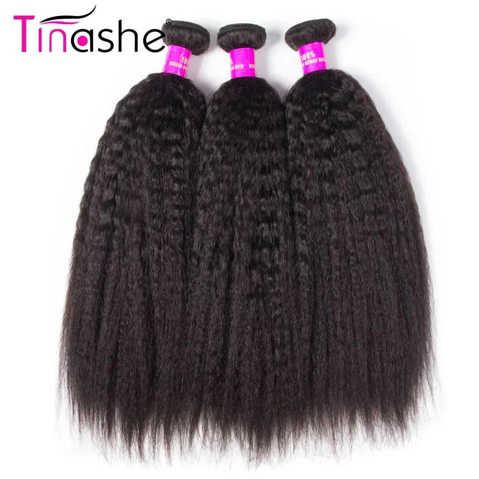 Väver tinashe hår peruanska hårbuntar remy människohår 3 buntar naturlig färg 1028 tum till salu kinky rakt hår