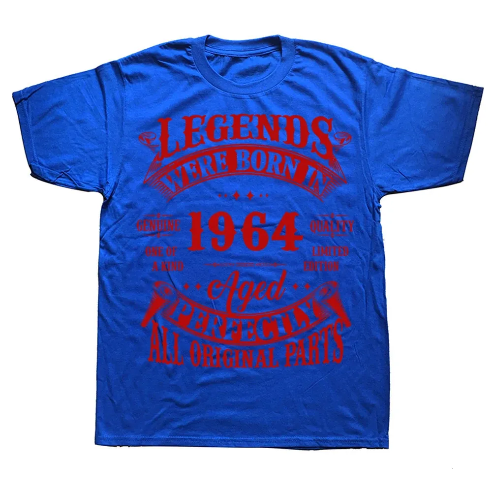 61st Birthday Shirt For Men - 'Vintage 1964 Aged To Perfection' Graphic Tee - Custom Year & Color - View #9