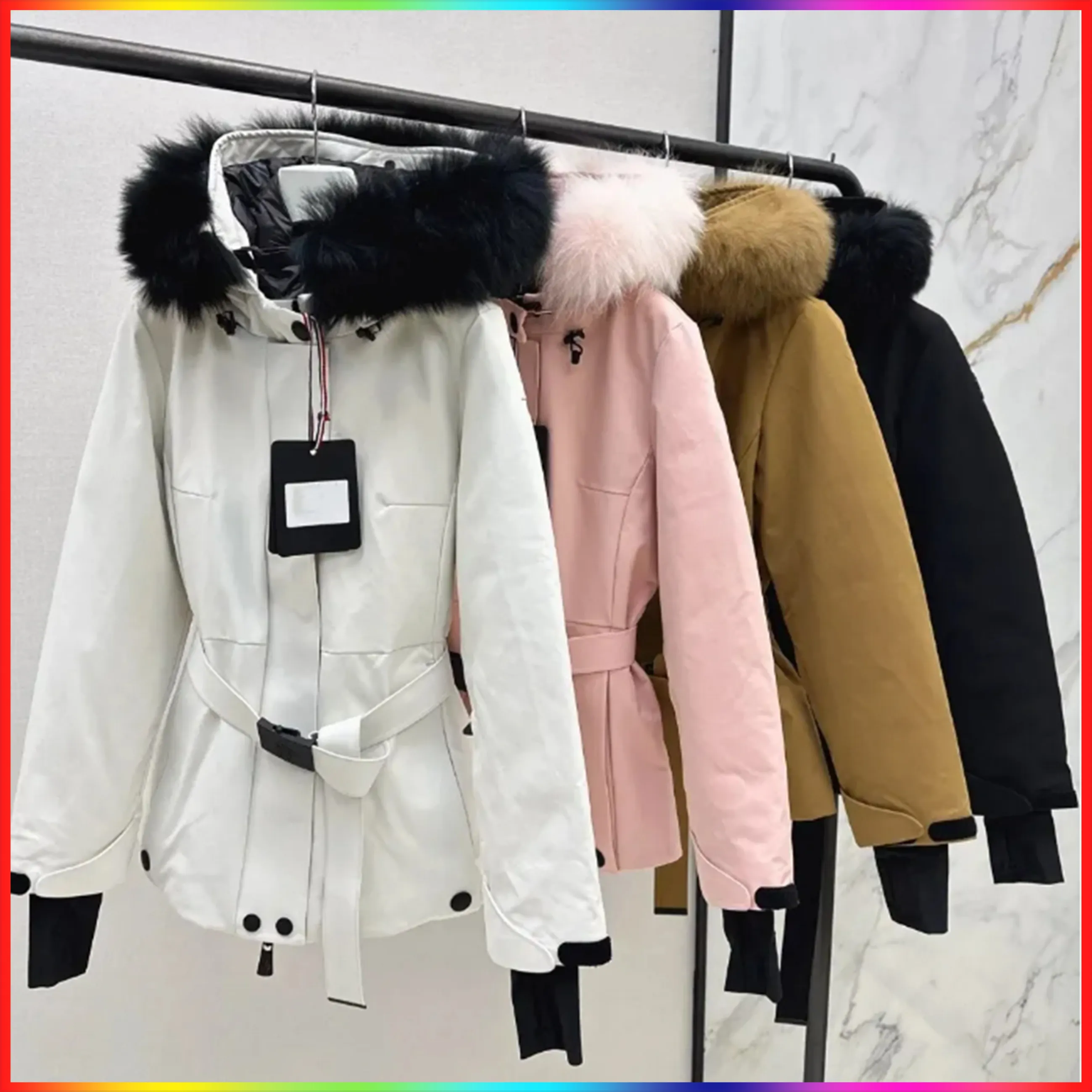 ★【 】 Performance Heavy Down Coat★3Color★ Allover Heat Seal Print and Logo Appliqué Regular Fit Down