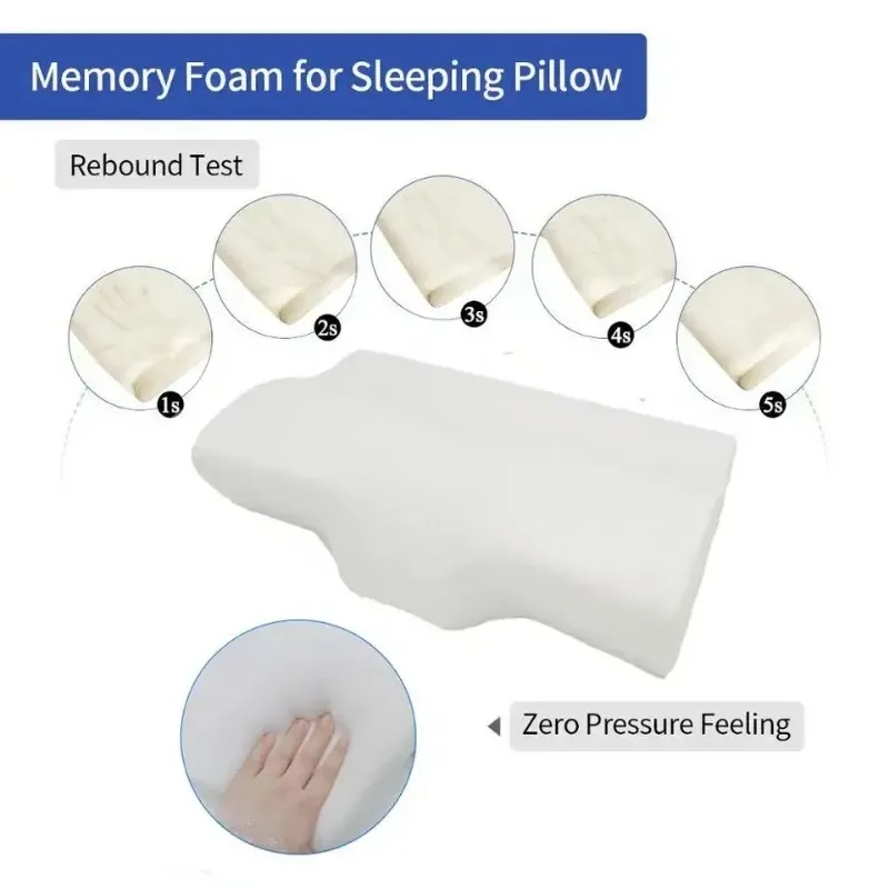 Memória Algodão travesseiro Pillow Protecção do pescoço coluna travesseiro lombar de pescoço Pillow para almofadas ortopédicas para dormir para travesseiro de pescoço de cama