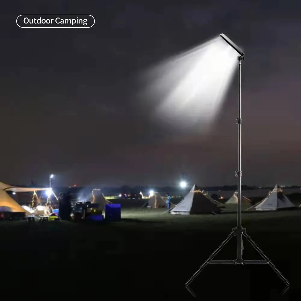 Lampe de camping extérieure portable à LED, éclairage de rue, lumière de pêche de nuit et de pêche, lumière de secours