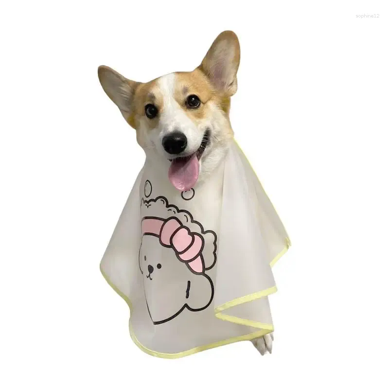 Vêtements pour chiens, coupe de cheveux, Cape, déchirure, tache, traitement du visage, vêtements imperméables, Cape de chat, combinaison en tissu, outil de voiture pour animaux de compagnie