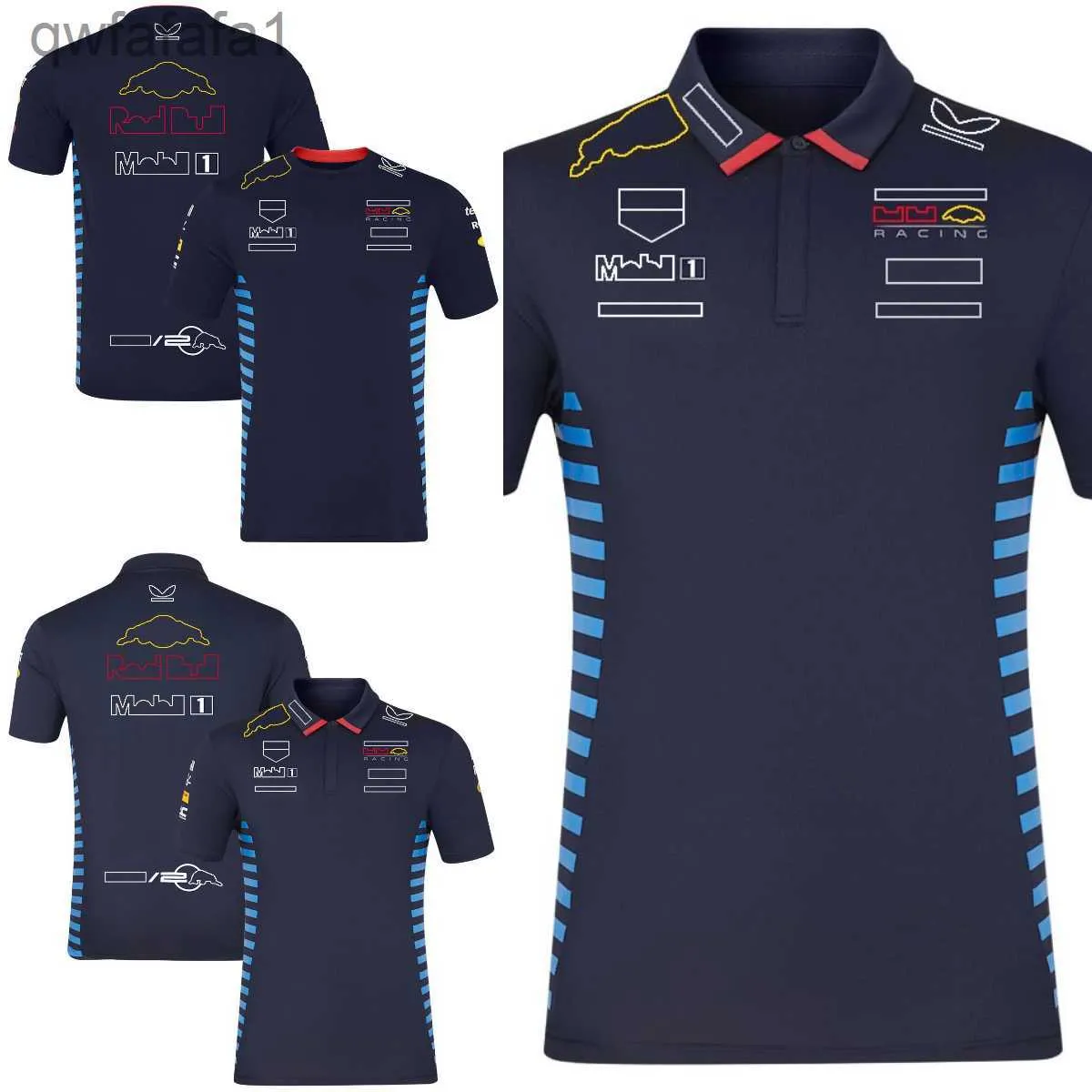 2024 F1レーシングチームTシャツフォーミュラドライバーポロシャツメンズ衣類トップス新しいシーズンモータースポーツファンジャージーWL6Z