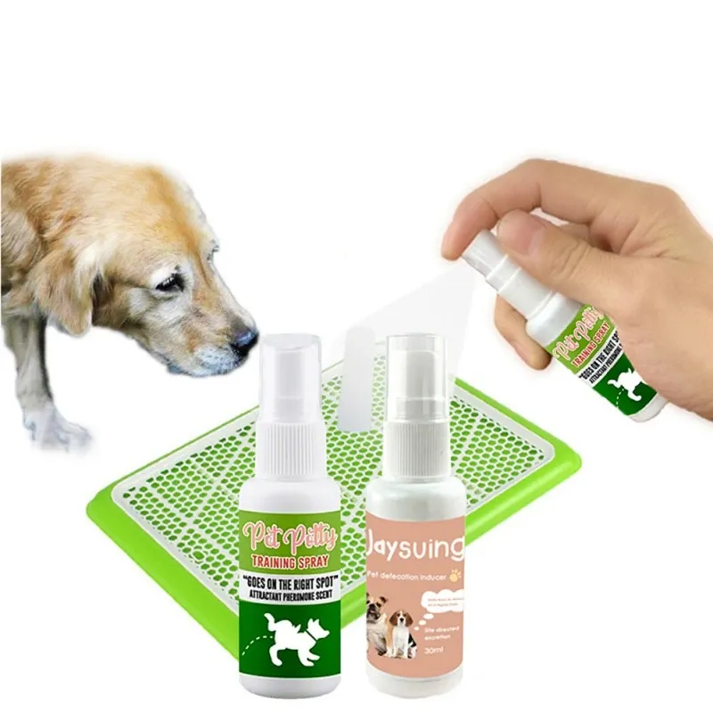 DHgate 30ml Pet Potty Training Spray Inducer Outdoor Puppy Potty Training Supplies for Dogs Pet Supplies