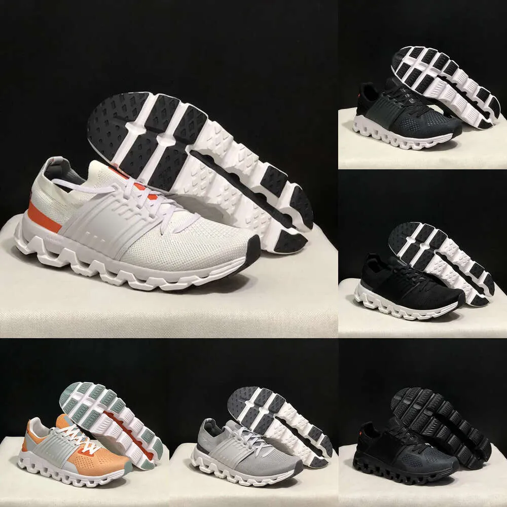 الغيوم 0NCloud Cloud Shoes Cloudswfit للرجال المصممون أحذية رياضية بيضاء الكوبالت الكوبالت الأخضر الرمادي الرياضي غير الرسمي المدرب الأسود القط 4