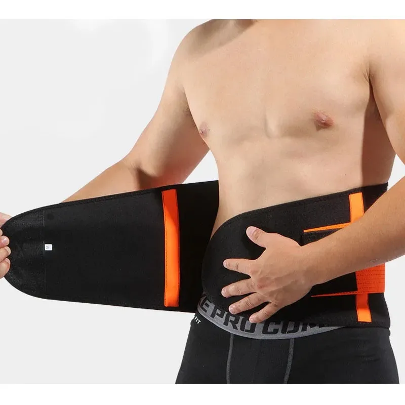 2024 Midjebältet Bälta bakre midjetränare Trimmer Belt Gym Midja Protector Vikt Lyftning Sport Body Shaper Corset Faja Sweat