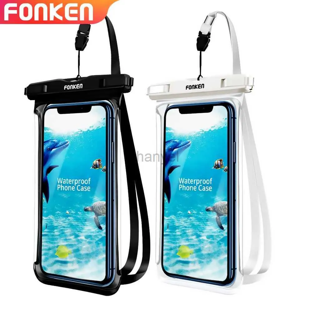 Cell Phone Cases FONKEN Waterproof Case For Full View Universal Soft Cover iPhone Water Proof Dry Bag Samsung A50 A51 2442