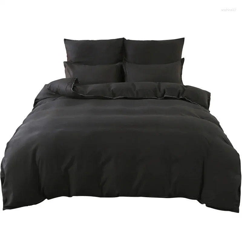Sängkläder sätter olanly täcke omslag Set Twin Size 1pc Soft 61x87 tum och kuddefodral 31x31 Hållbart hem sovrum
