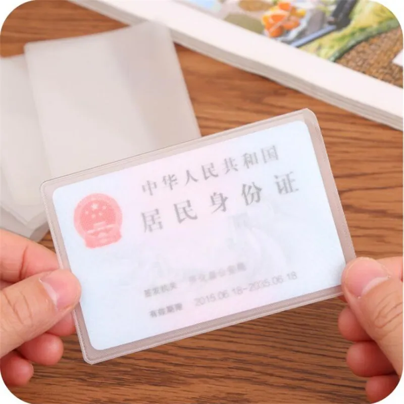 Transparent PVC Card Protector Sleeves 3.54  2.36 in 9  6 cm for Credit  and Business Cards from Dhgate Card Holders - price 18.73