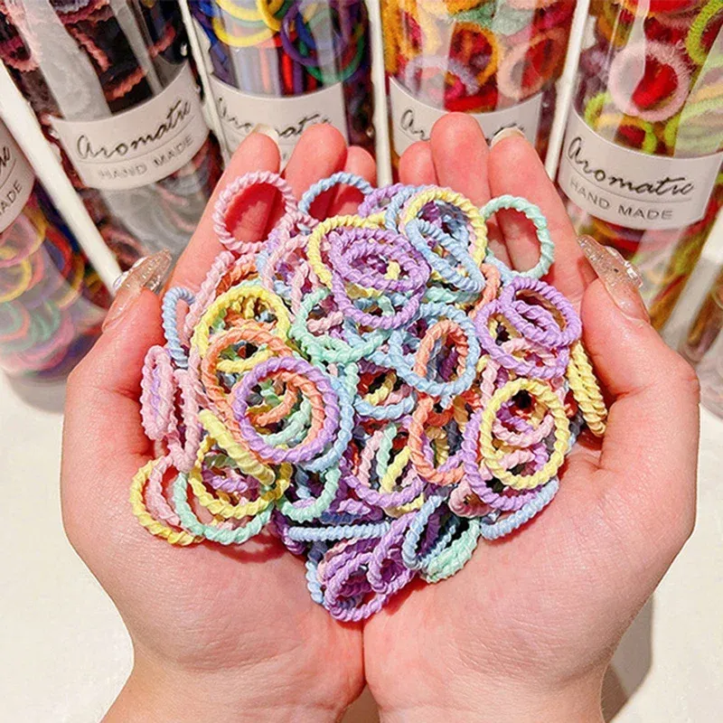 Girls Hair Bands Set Candy Color Elastic From Ddmyfriend