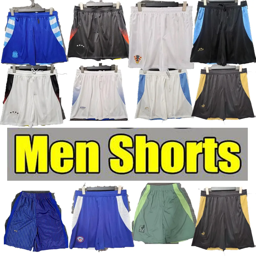 새로운 2024 2025 Argentinas Germanys Soccer Shorts Messis Inter Football Shorts Mens 24 25 AC 반바지 S-XXL