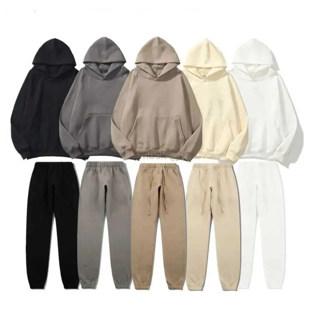 Survêtements pour hommes Survêtements pour hommes Lettre Imprimer Sweat à capuche Casual Pollover Sweatsuits Hommes Jogger Fit Costumes Sweats à capuche Casual Pantalons longs Tenues OC538 240314