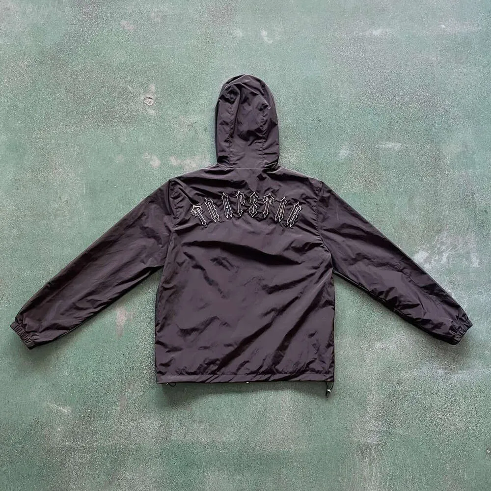 2024 Kurtki męskie Nowe mężczyźni Trapstar Jacket Sportswear Irongate T Windbreaker-Black 1to Hafted Letters Women's Słońce zabezpieczenia słońca GK668